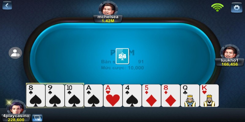 Luật chơi bài Phỏm online tại Sao789
